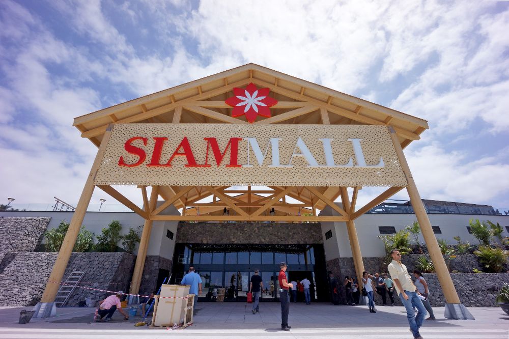 Actuación de Navidad en el Siam Mall